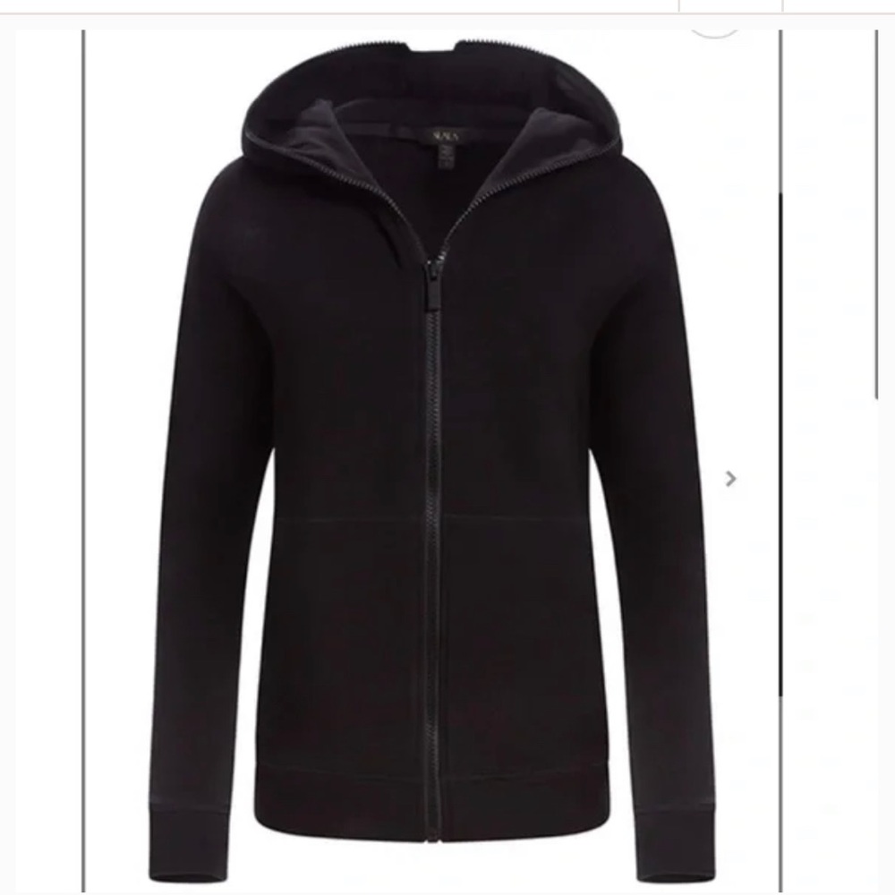 NWT ALALA Full Zip Up Hoodie Army XS Olive Green Hooded Sweatshirt Retail $165